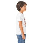 Kids Tee — "Too Cute to Spook" Halloween Ghost Shirt