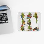 Back to School Cute Pickle Mouse Pad — Kawaii Study Desk Mat
