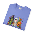 Halloween Trio T-Shirt — Cute Witch, Ghost & Pumpkin Costume Tee