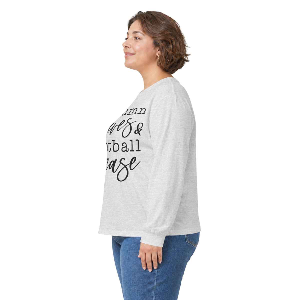 Autumn Leaves & Football Please Long Sleeve Tee
