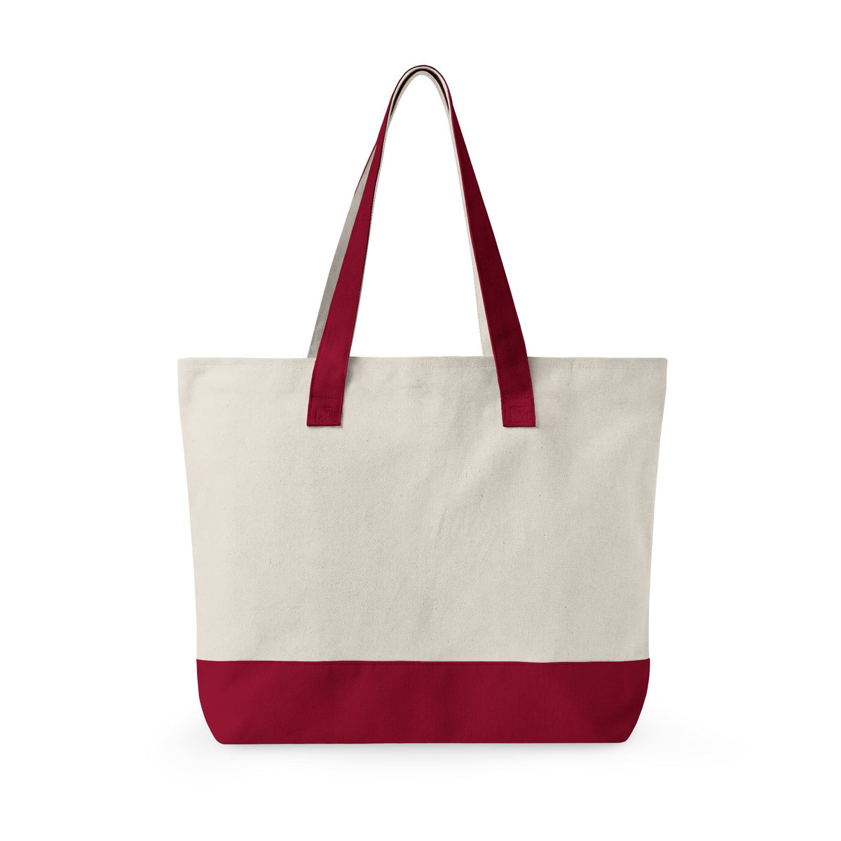 Beach Life Canvas Tote - "Life is Better at the Beach" Zippered Tote Bag