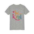 Kids Tee — 'Be Kind' Colorful Heart Graphic