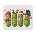Christmas Pickle Mouse Pad — Cute Festive Pickle Characters Holiday Desk Mat
