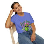 Sweet Sassy Pickle T-Shirt — "Sweet, Sassy & Pickle Obsessed" Cute Cactus/Pickle Graphic Tee