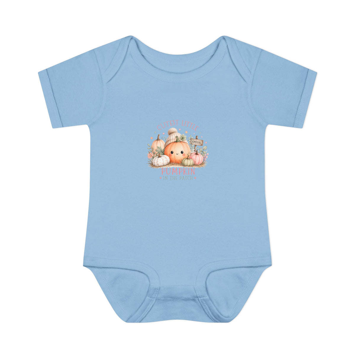 Cute Pumpkin Baby Bodysuit - 'Little Pumpkin' Fall Infant Onesie