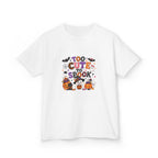 Kids Halloween T‑Shirt — "Too Cute to Spook" Trick‑or‑Treat Tee