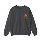 Christmas Cactus Sweatshirt — Cute Santa Hat Holiday Crewneck