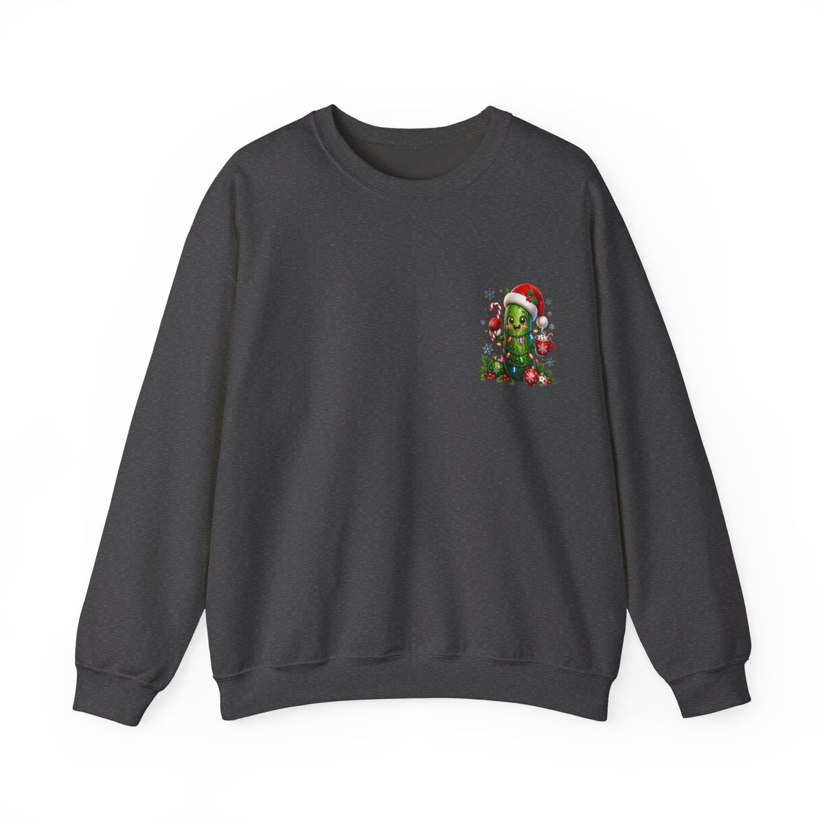 Christmas Cactus Sweatshirt — Cute Santa Hat Holiday Crewneck