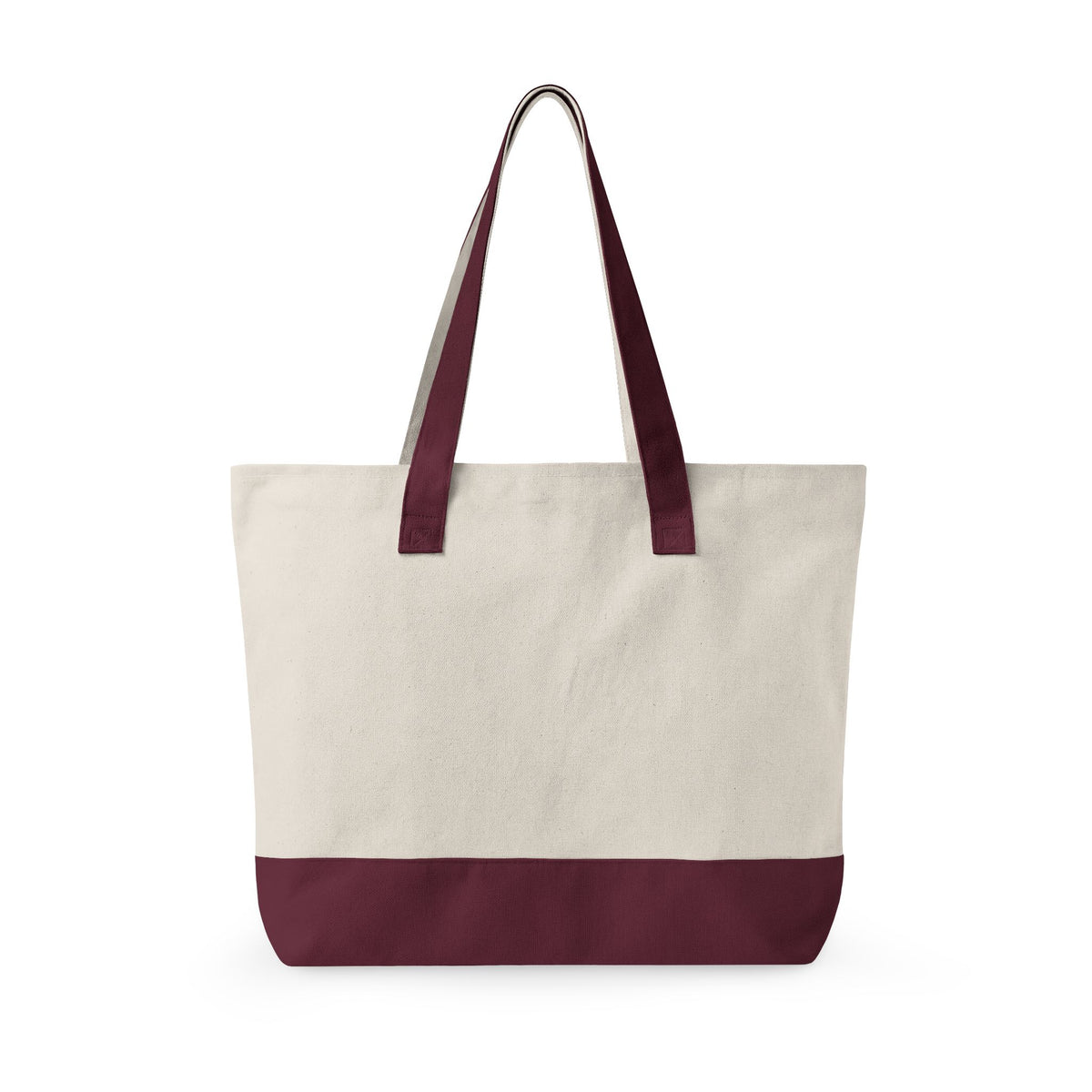 Beach Life Canvas Tote - "Life is Better at the Beach" Zippered Tote Bag