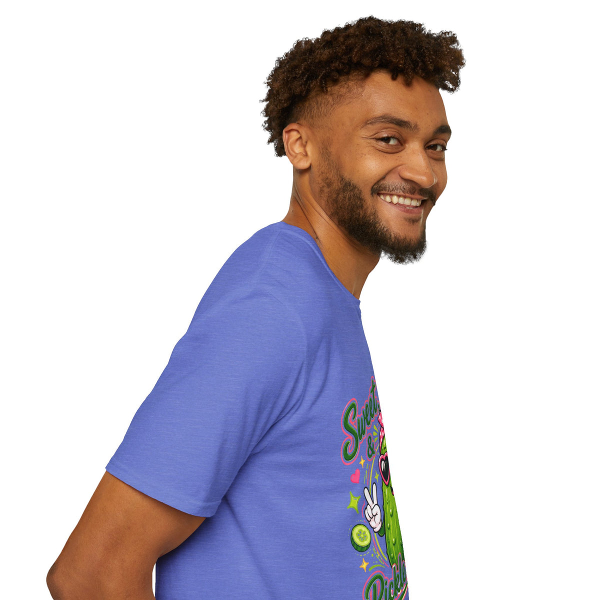 Sweet Sassy Pickle T-Shirt — "Sweet, Sassy & Pickle Obsessed" Cute Cactus/Pickle Graphic Tee