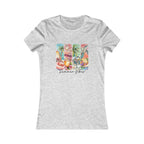 Summer Vibes Women’s Tee – Tropical Beach Graphic