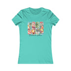 Summer Vibes Women’s Tee – Tropical Beach Graphic