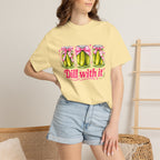 Dill With It T-Shirt — Cute Pickle Graphic Tee for Foodie & Mom Gifts