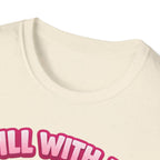 T-Shirt — Cute Kawaii Pickle Jar Design "Dill With It! Pickle Time!" | Funny Foodie Tee