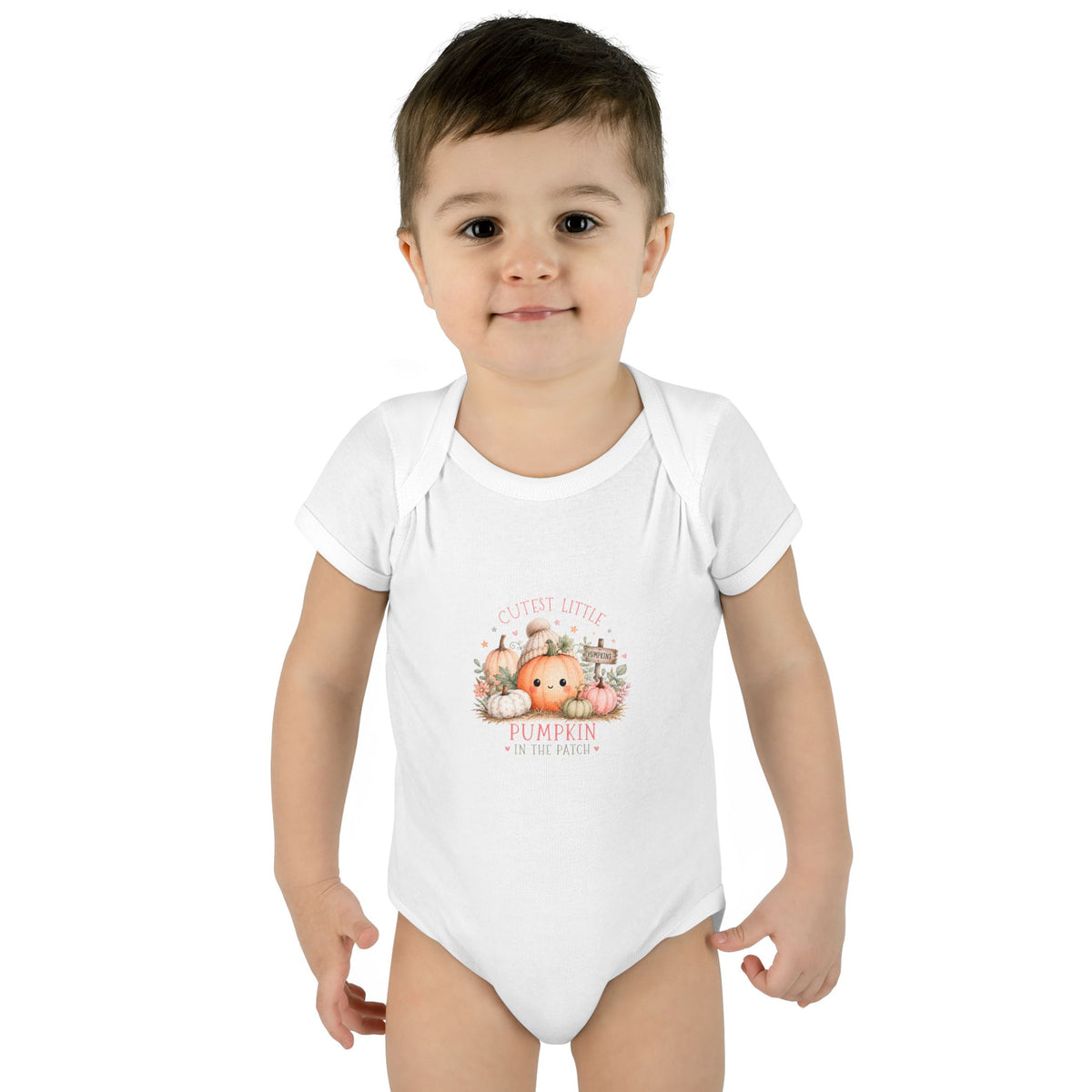 Cute Pumpkin Baby Bodysuit - 'Little Pumpkin' Fall Infant Onesie