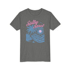 Kids Tee - "Salty Soul" Pastel Beach Palm Graphic