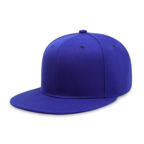 Classic Flat Bill Snapback – Polyester Adjustable Fit & Breathable