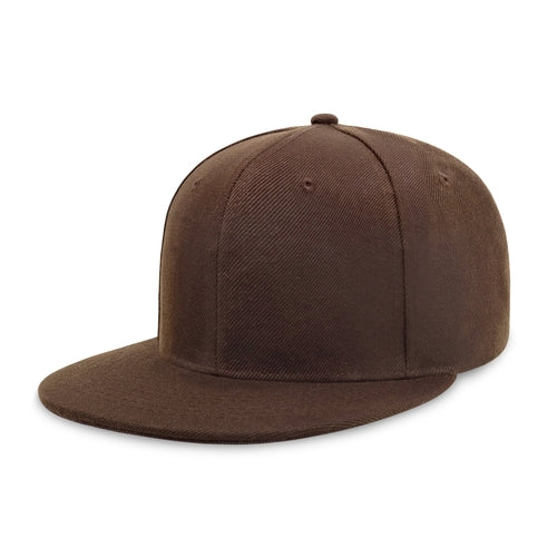 Classic Flat Bill Snapback – Polyester Adjustable Fit & Breathable
